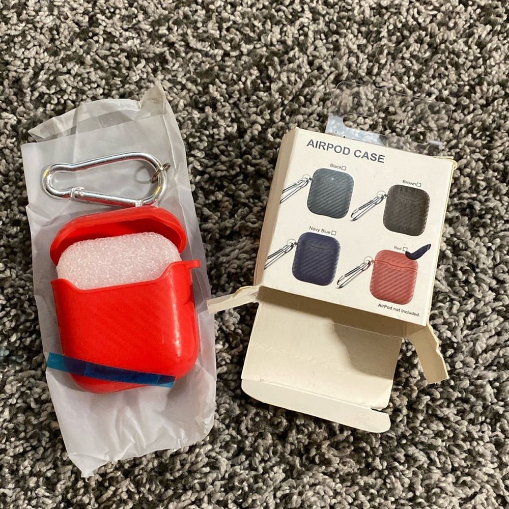 Red Airpod case NWOT